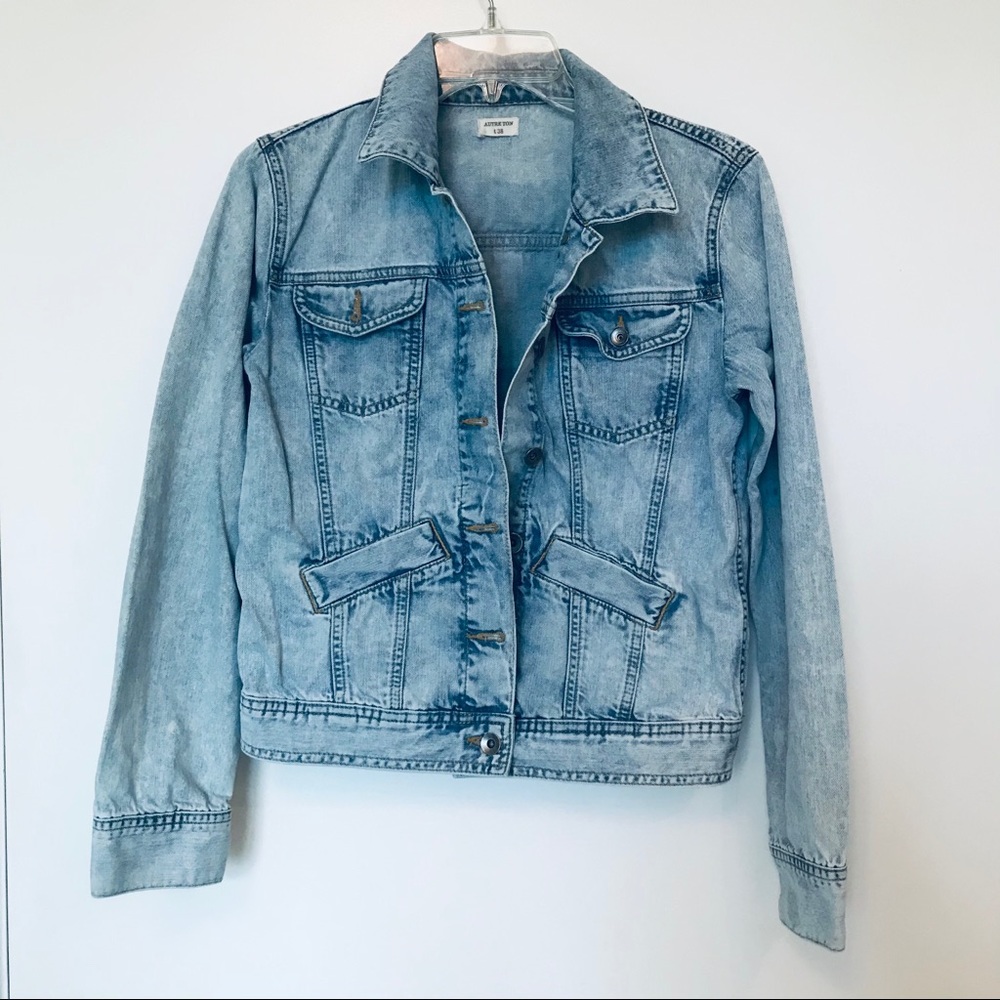 Autre ton Distressed Jean jacket Size 38